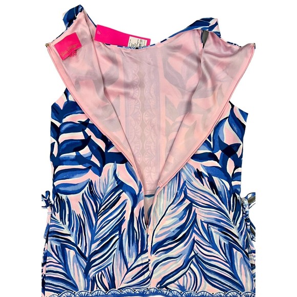 Lilly Pulitzer Sz 8 Donna Romper Pink Tropics Tint #001558 New w/Tags MSRP $178 - Picture 6 of 13